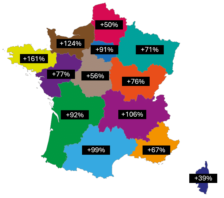 Augmentation de la sinistralité en 2050 dans un scénario pessimiste