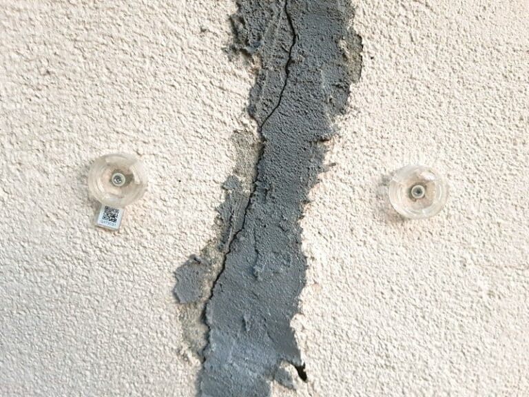 1 Fissuromètre Jauge Saugnac G1.1 Mesure fissure mur maison - Témoin