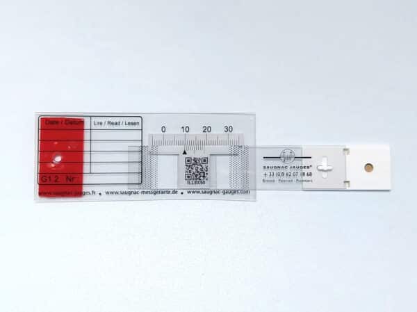 G1.2 témoin de fissure transparent