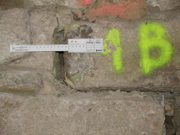 Jauge G1.3 pour fissure avec écartement important