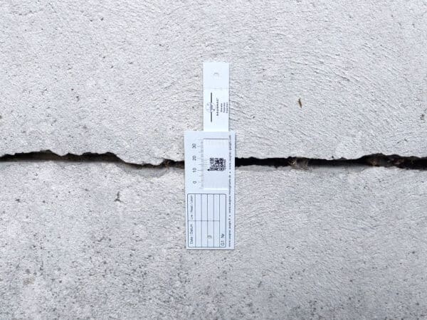 Suivi fissure horizontale avec jauge G1