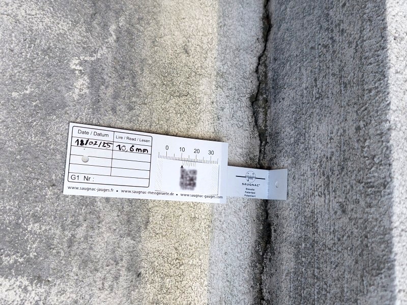 Jauge D'épaisseur 4 Pièces Pour Surveillance Des Fissures - Kit Standard Et D'angle Pour Contrôle Des Déformations Murales