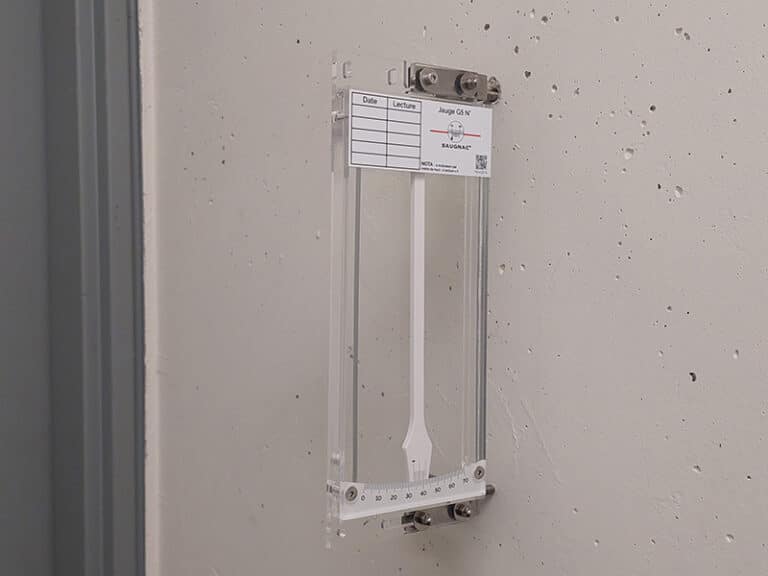 Kit De 5 Jauges De Surveillance Des Fissures - Moniteur De Fissures Murales En Acrylique Pour Déformation Des Murs