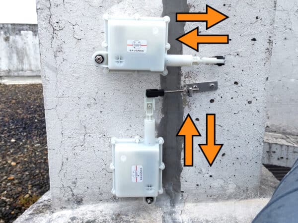 Kit suivi fissure à distance sur 2 axes