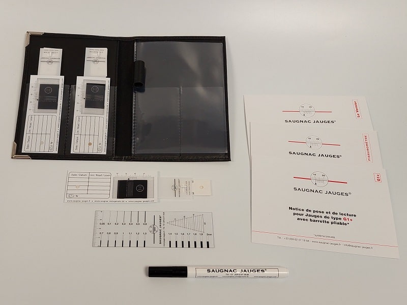 Kit pour suivi de fissure
