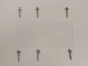Protection de jauge G1 et 6 chevilles à frapper