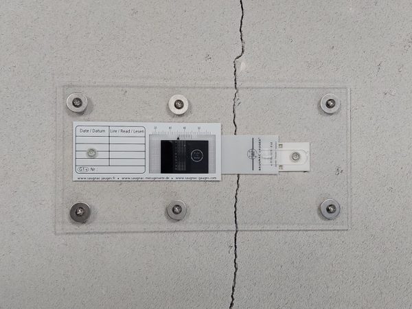 Exemple de pose de protection de jauge G1