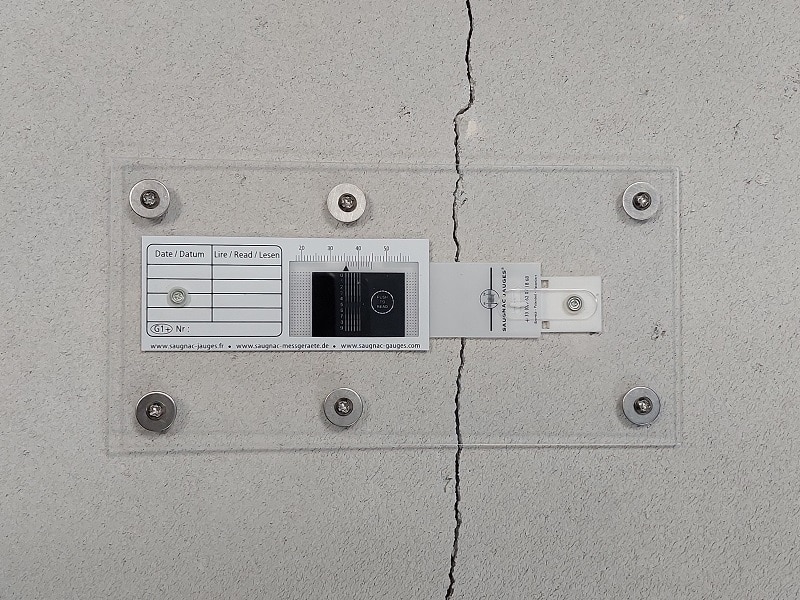Exemple de pose de protection de jauge G1