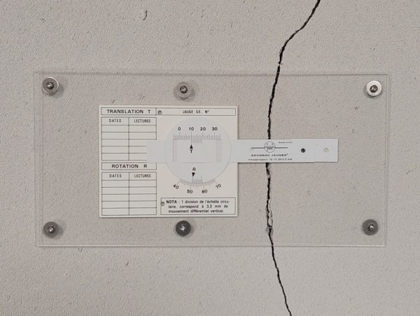 Exemple de pose de protection de jauge G6