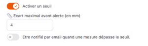 gestion des alertes