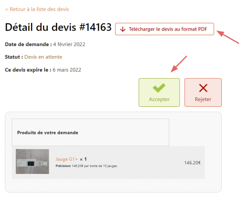 explication devis Saugnac Jauges