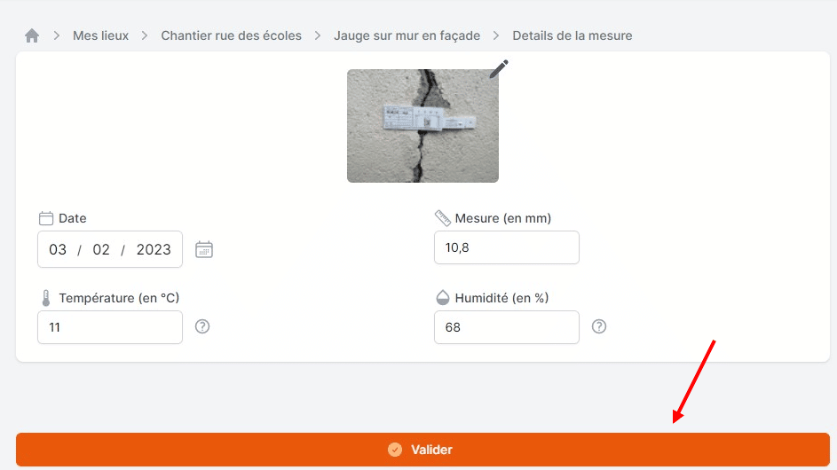 corriger mesure